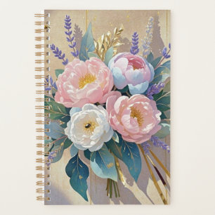 Floral Bouquet peonys lavande