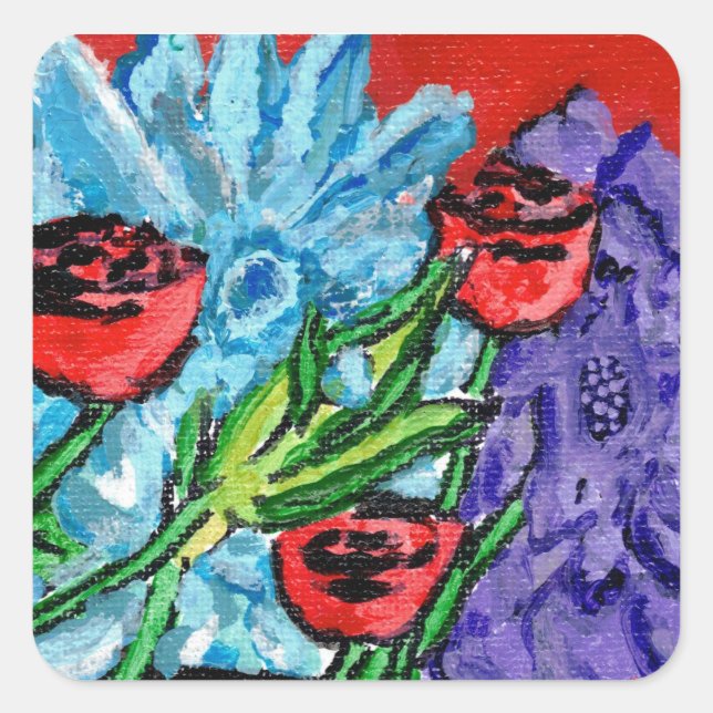 Floral Bouquet Sticker (Devant)