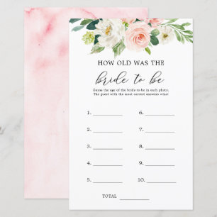 Floral Brut Comme L'Âge Était La Mariée Pour Être