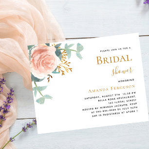 Floral budget rose rose nuptiale Douche nuptiale i