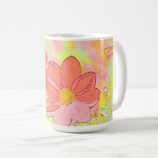 Floral Coffee Mug (Devant droit)