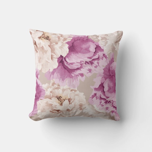 Floral Coussin décoratif (Recto)