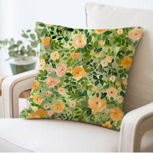 Floral Coussin décoratif, Salon Chic