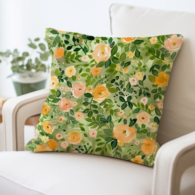 Floral Coussin décoratif, Salon Chic (Créateur téléchargé)