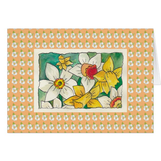Floral d'été, Blanc à l'intérieur (Devant horizontal)