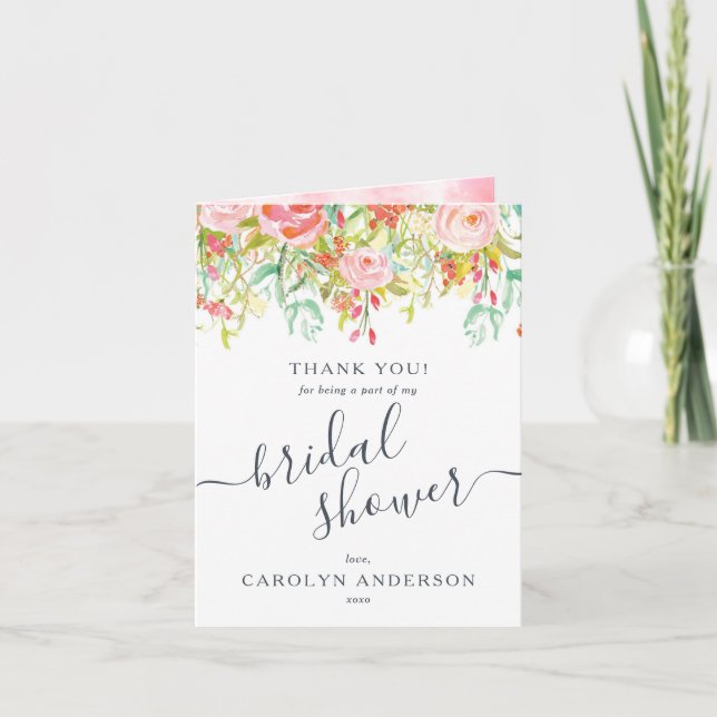 Floral d'été du printemps | MERCI FÊTE DES MARIÉES (Devant)