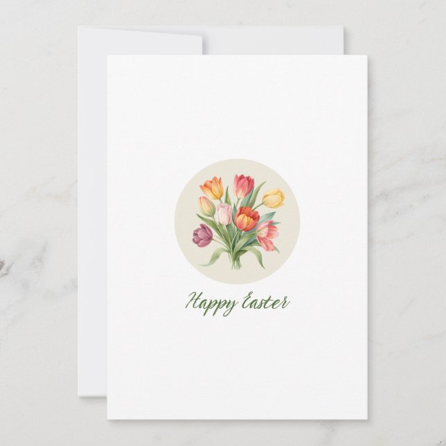 Floral Easter Party Invitation (Devant)