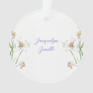 Floral Elegant Chic Cute Calligraphie Ajouter Nom