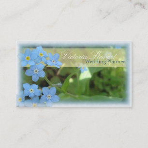 Floral élégant de carte de visite d'organisateur