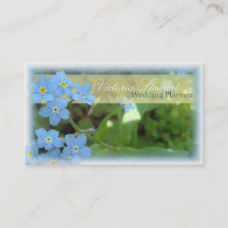 Floral élégant de carte de visite d'organisateur