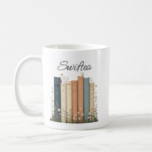 Floral Eras "Swiftea" Accent Café Mug [Taylor er