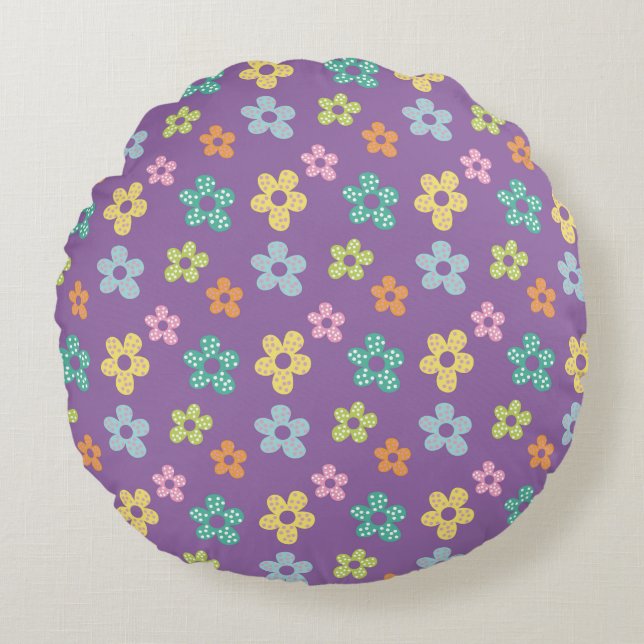 Floral Essence Round Coussin (Devant)
