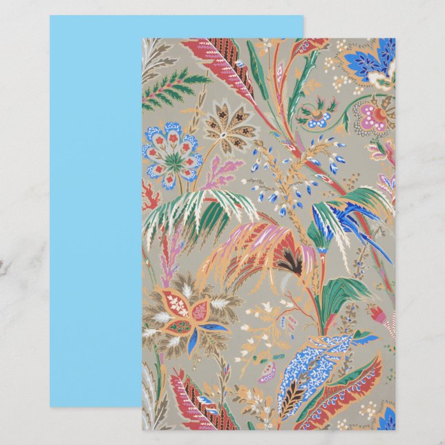 Floral et Foliate motif (Devant / Derrière)