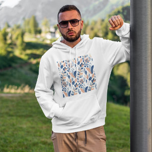 Floral Foliage Art Sweat - shirt à capuche