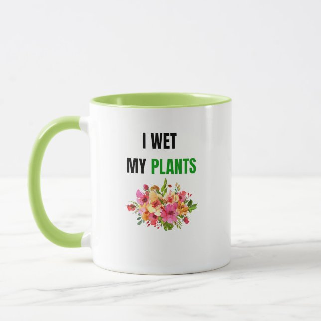 Floral Gardening Mug Plant Lovers Coffee Mug (Gauche)