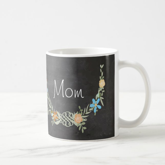 Floral Garland Maman Mug (Droite)