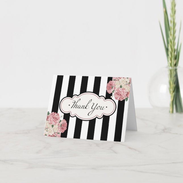 Floral, Grandes Cartes Merci (Devant)