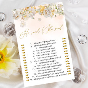 Floral Il A Dit Qu'Elle Devine Qui A Dit Que Jeu