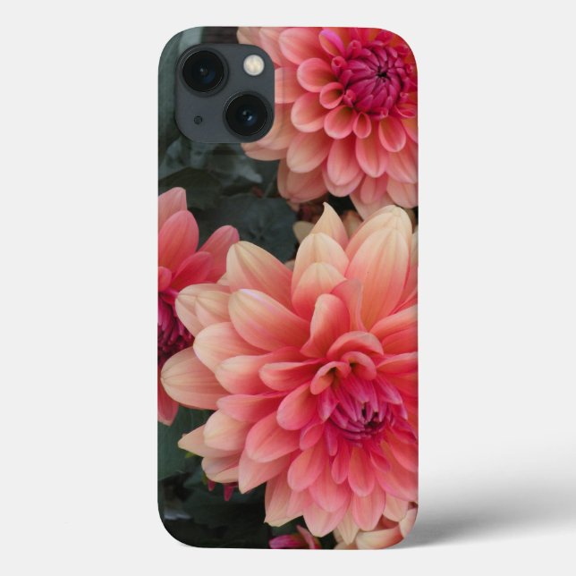 Floral iPhone à peine là™ Coque (Verso)