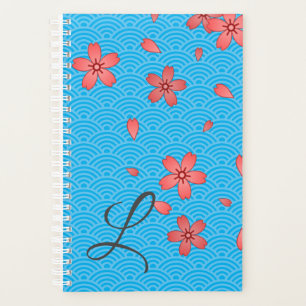 Floral japonais de fleurs de cerisiers