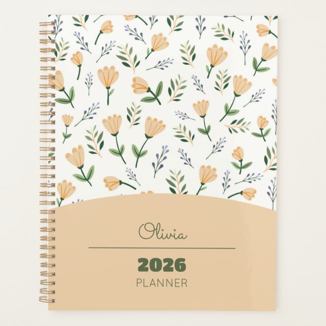 Floral jaune scandinave (Devant)