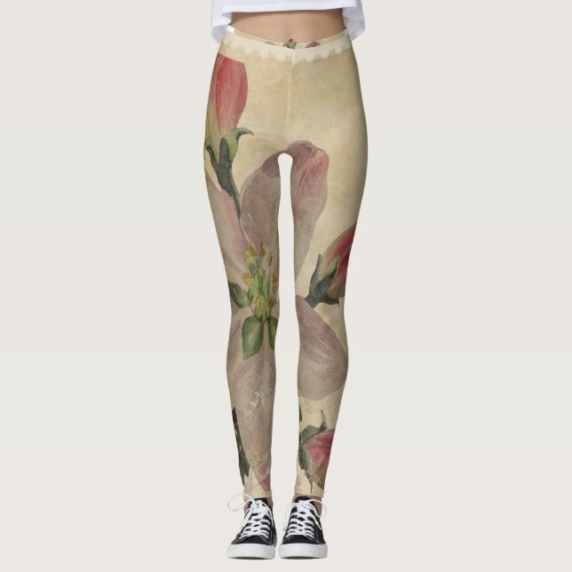 Floral : Leggings Vintages (Devant)