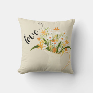 Floral Love Coussin