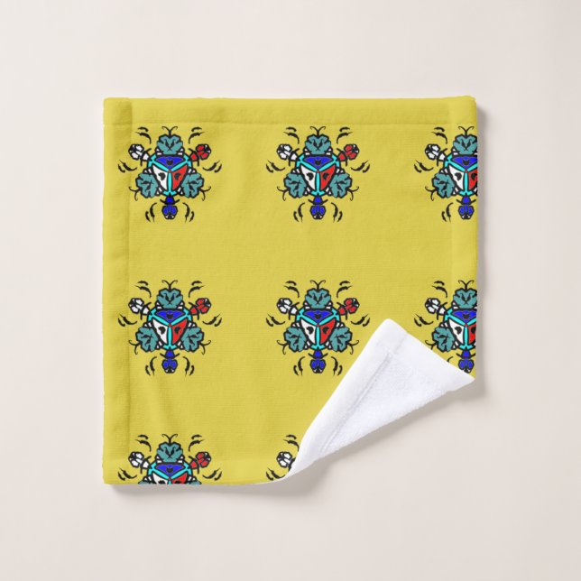Floral Mandala Seamless Pattern (Gant de toilette)