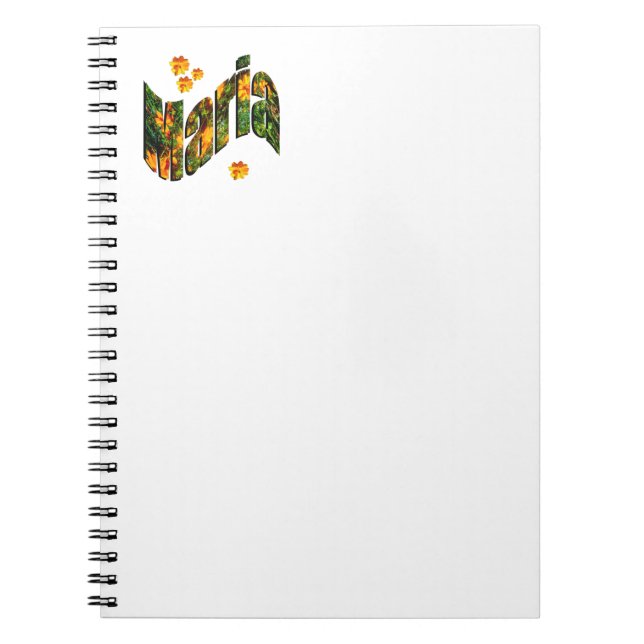 Floral Maria Nom, Carnet (Devant)