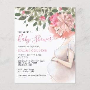 Floral mère mère mère mère mère mère Baby shower