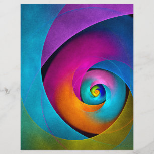 Floral moderne Art Abstrait rose Bleu Motif #17