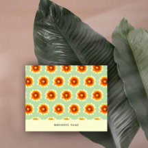 Floral moutarde Jaune Petite Entreprise Ordre Insé