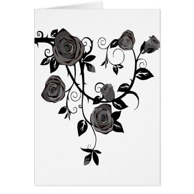 Floral Noir Et Blanc (Devant)