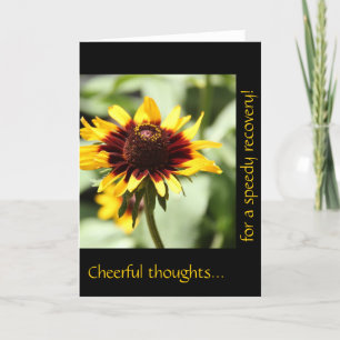 Floral obtenez la carte bonne, Coneflower jaune