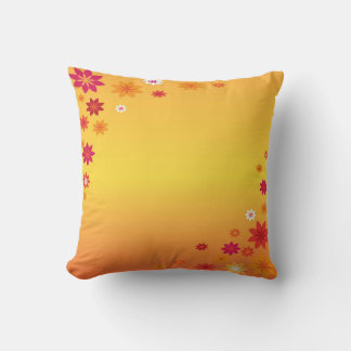 Floral Orange American Mojo Coussin