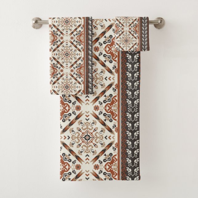 Floral Oriental Motif ethnique (En situation)