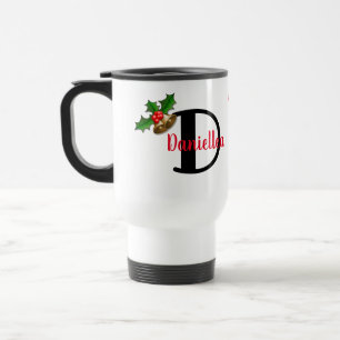 Floral Personnalisé Voyage de Noël Mug