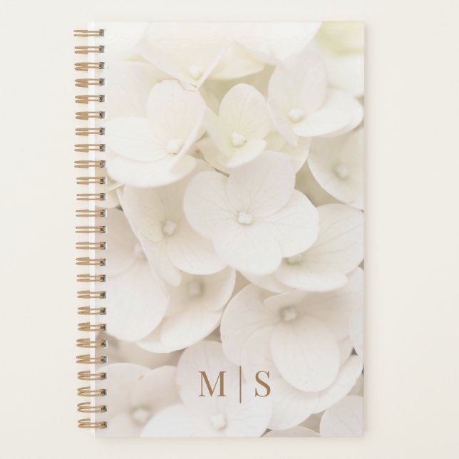 Floral Planner Floral Fleur Blanche (Devant)