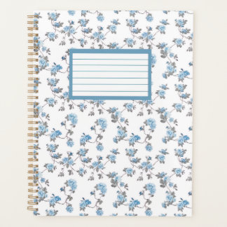 floral print Spiral Notebook planner