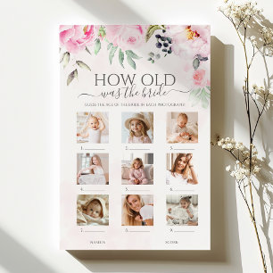 Floral Quel Âge A Été La Mariée Fête des mariées J