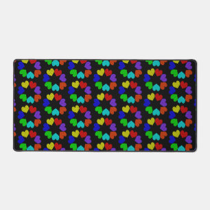 Floral Rainbow Love Hearts