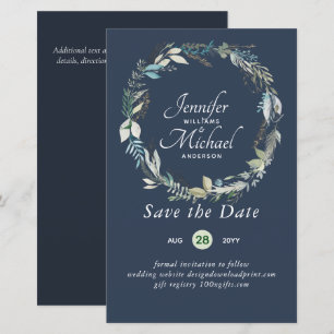 Floral romantique Économisez La Date Beaucoup de t
