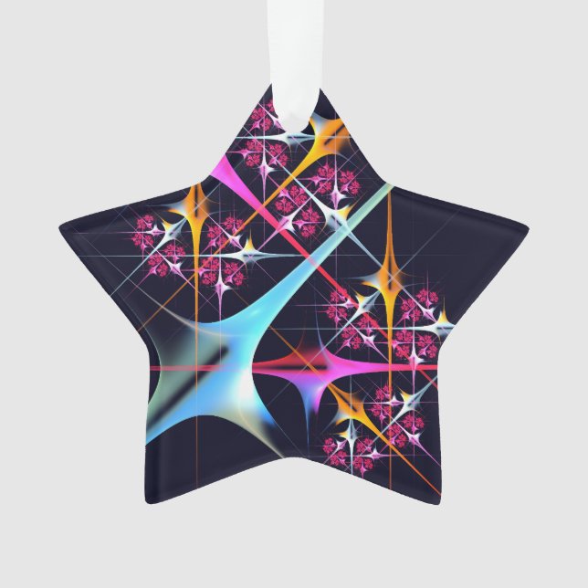 Floral rose moderne Art Abstrait Couleur Motif #01 (devant)