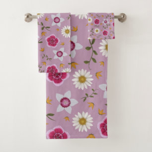 Floral rose moderne Dianthus & Daisy Drawn main