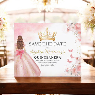Floral rose or princesse Anniversaire Quinceanera