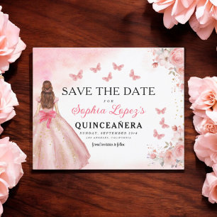 Floral rose or princesse Anniversaire Quinceanera