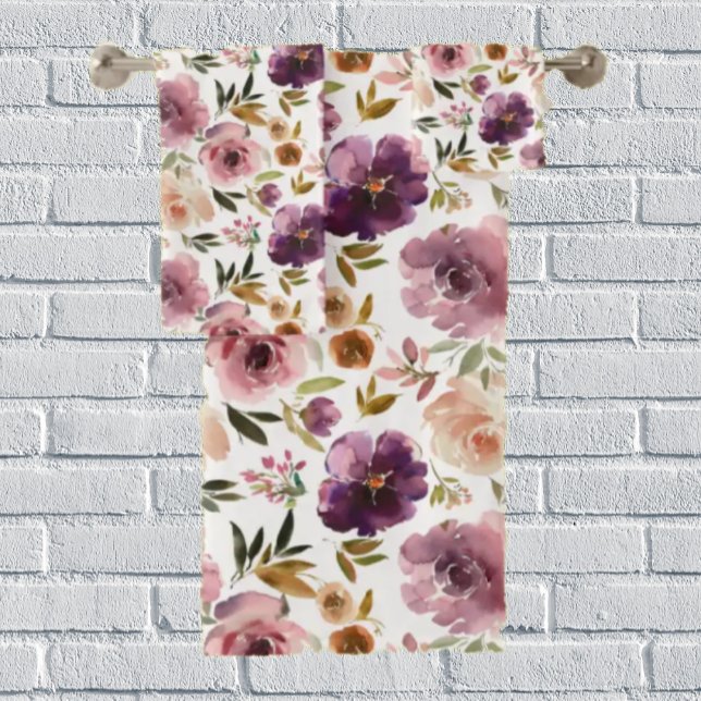 Floral rose rose violet (Créateur téléchargé)