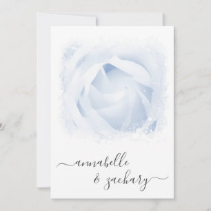 *~* Floral RSVP + QR Rose AR8 Faire-part de mariag