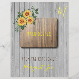 Floral rustique ferme recette organisateur diviseu