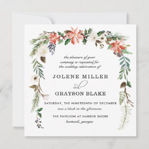 Floral Rustique   Mariage Botanique d'Hiver